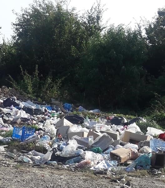 На межі двох сіл Перечинщини люди влаштували сміттєзвалище (ФОТО)