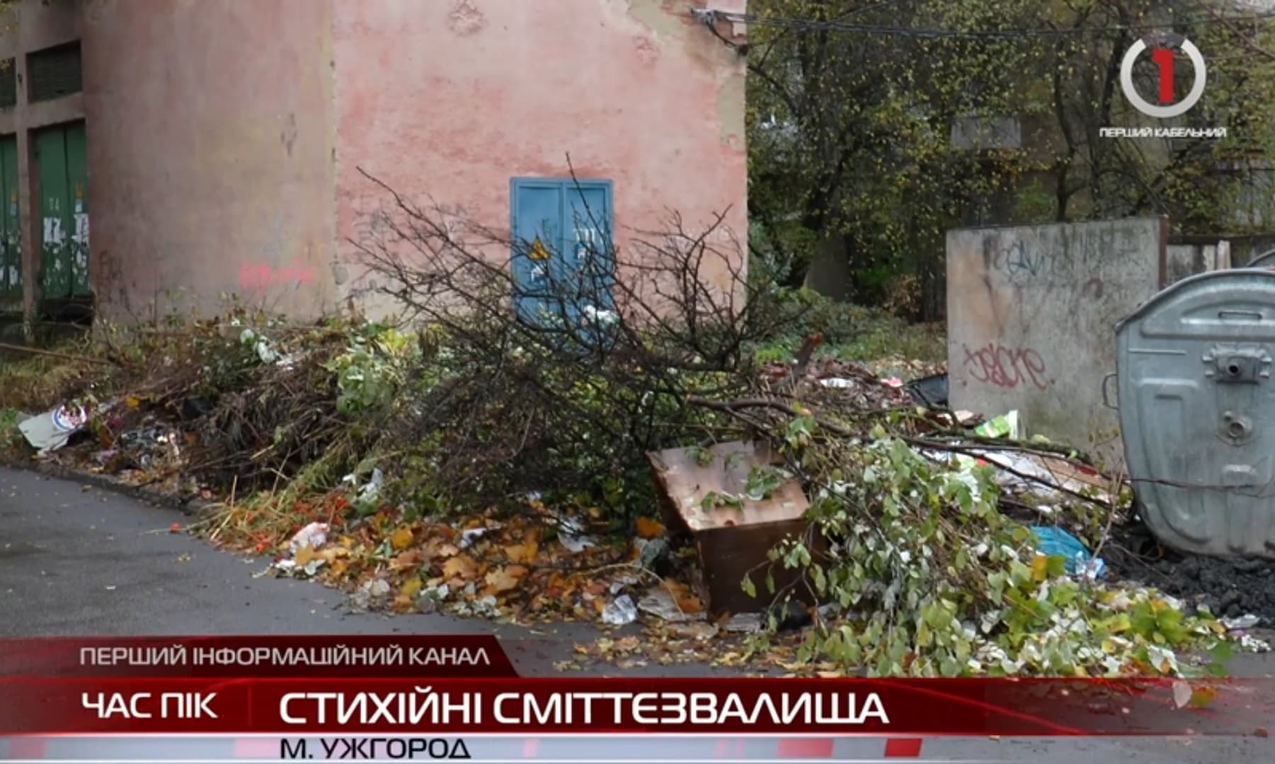 У спальних районах Ужгорода утворилися стихійні сміттєзвалища (ВІДЕО)