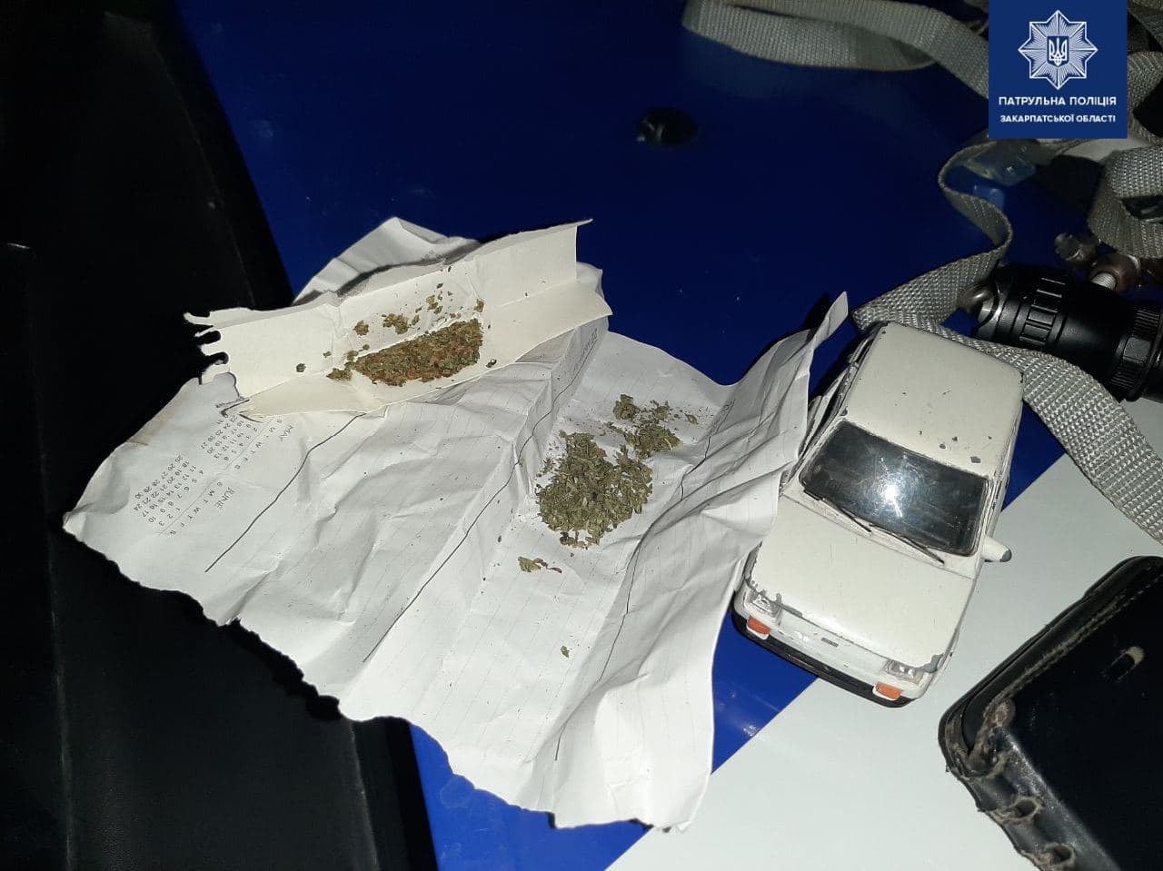 Наркотики в іграшці: поліцейські зловили мукачівця з наркотичними речовинами (ФОТО)