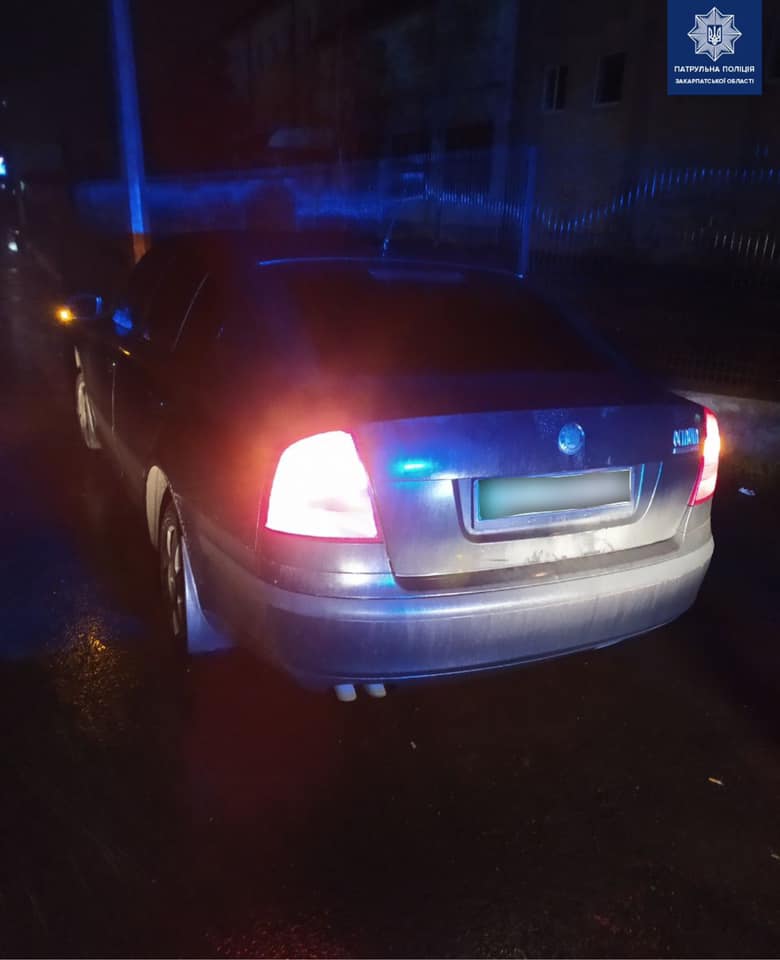 У Мукачеві поліція виявила двох водіїв під впливом наркотиків (ФОТО)