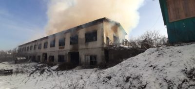 На Рахівщині сталася пожежа на підприємстві (ФОТО)
