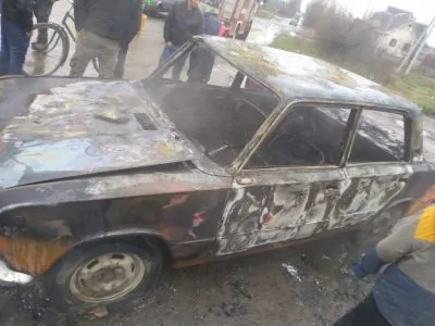 В Ужгороді під час руху загорівся автомобіль (ФОТО)