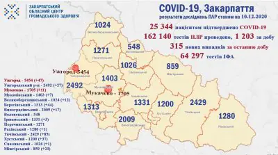 Кількість нових інфікованих COVID-19 на Закарпатті різко збільшилася: оновлена статистика за добу
