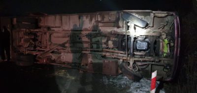 Оприлюднили офіційні подробиці ДТП на Свалявщині за участю автобуса (ФОТО)