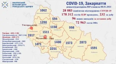 Закарпаття, вірус, коронавірус, смерть, здоров'я, медицина, Covid-19