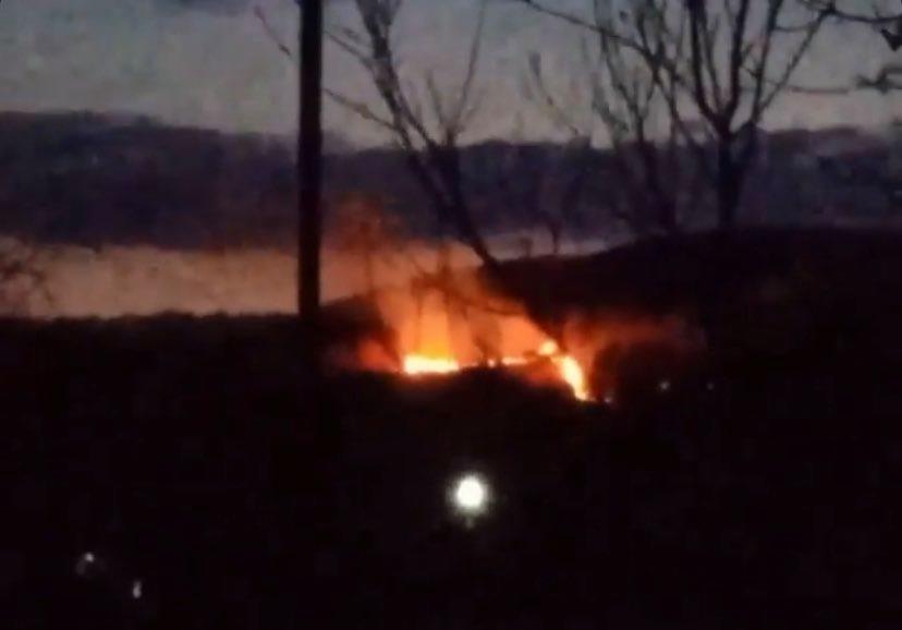 Масштабна пожежа вирувала напередодні ввечері на Закарпатті (ФОТО)