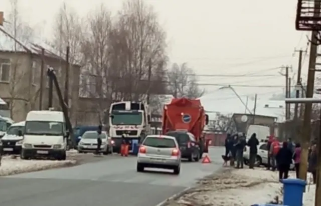 ДТП у Виноградові: авто опинилося в кюветі (ФОТО)