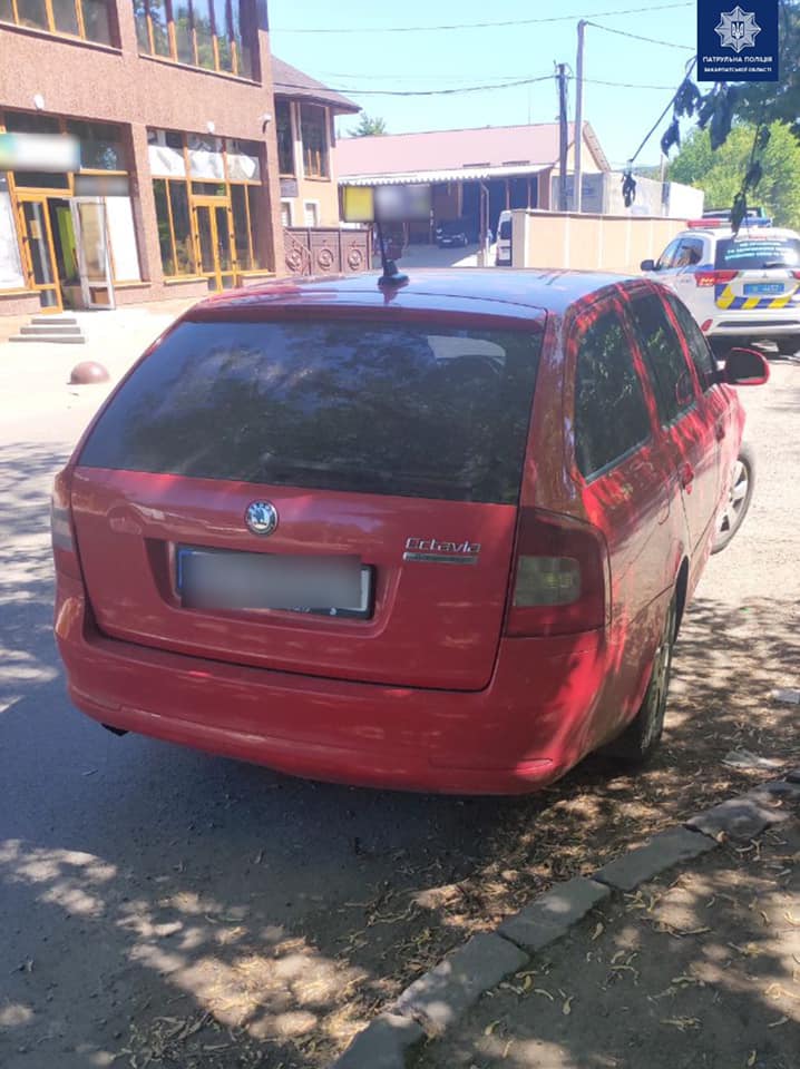 В Ужгороді виявили водія у стані наркотичного сп’яніння, який керував автомобілем без посвідчення водія (ФОТО)